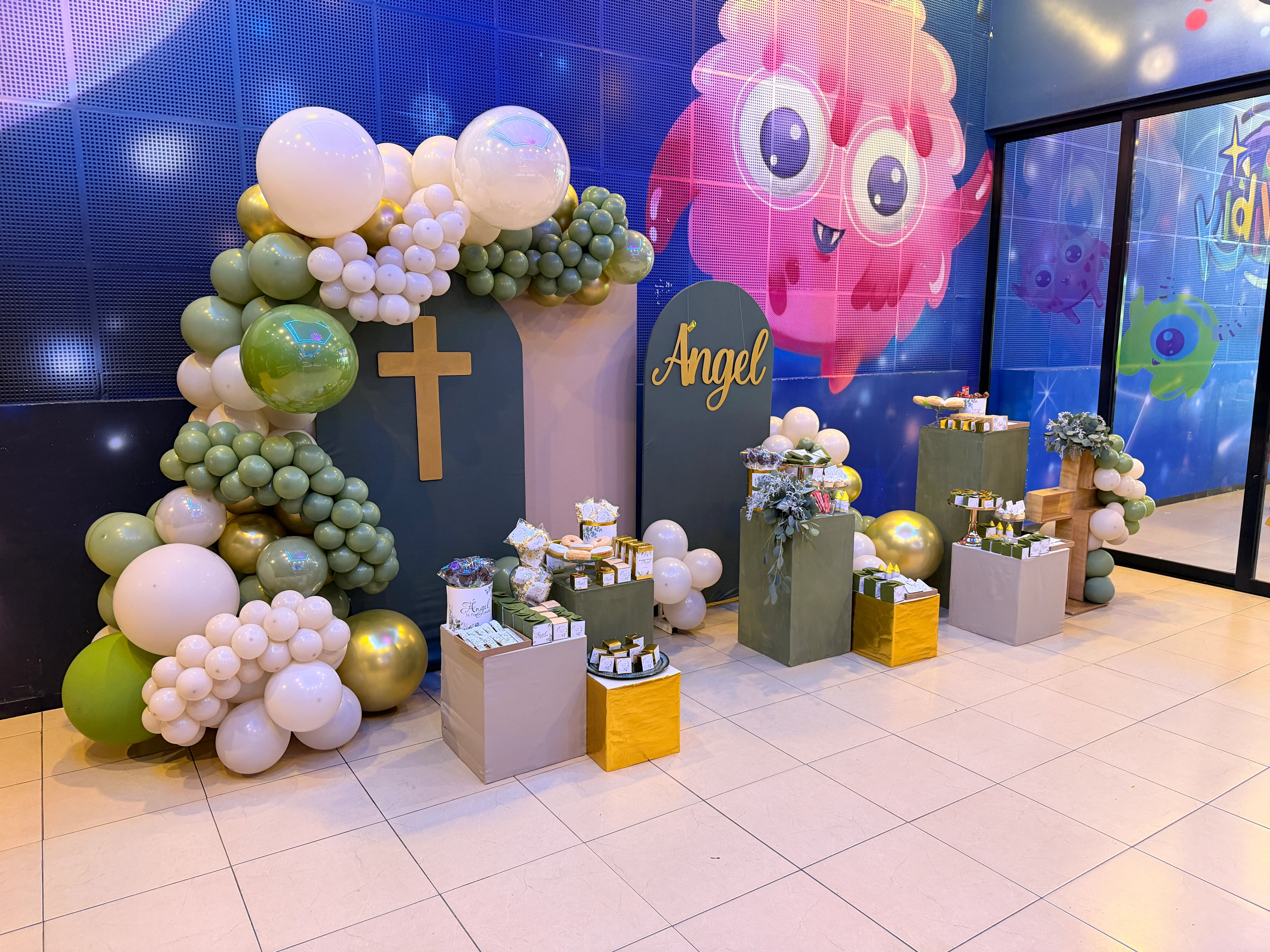 Mesa dulces de comunión