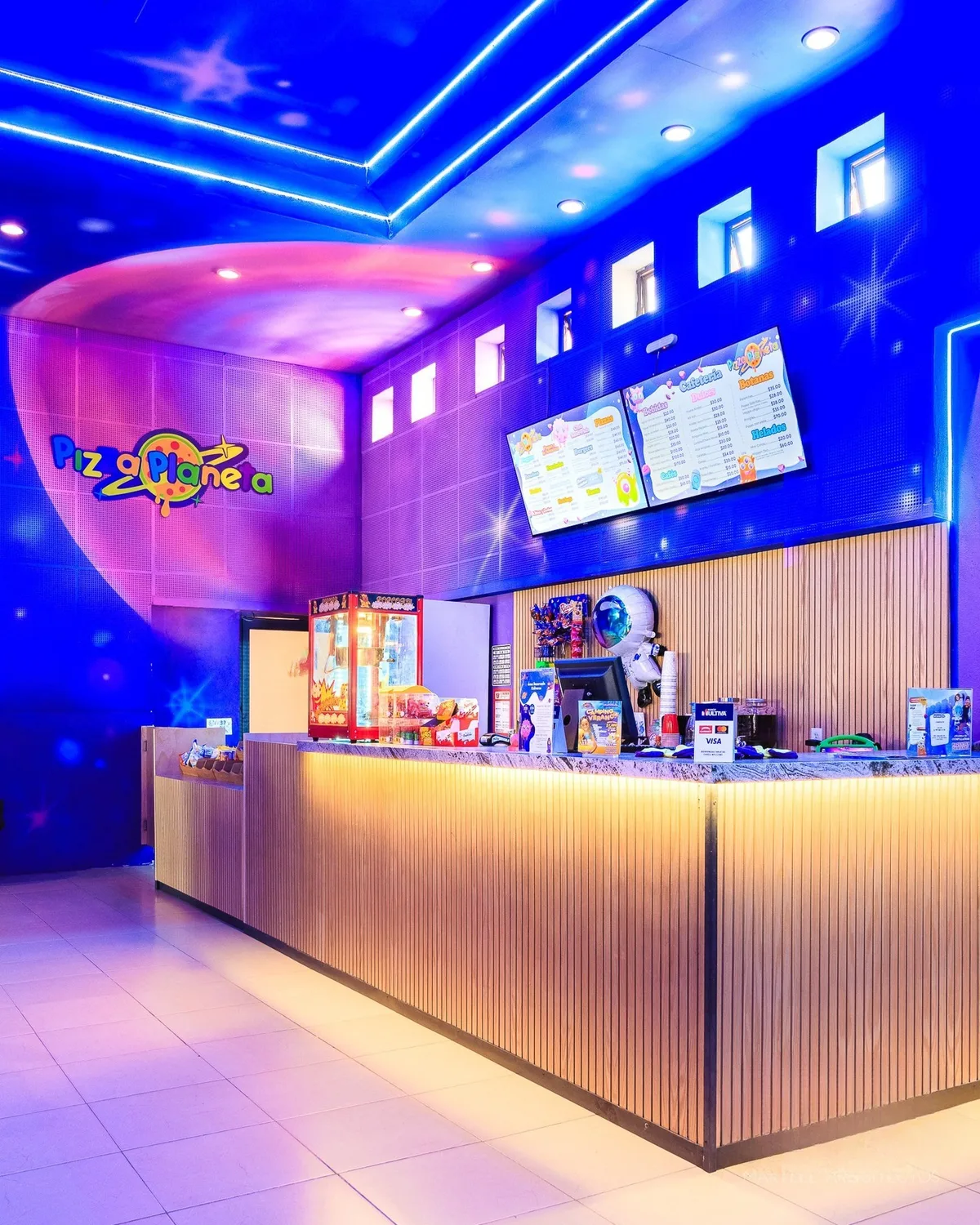 Restaurante Pizza Planeta Kidiverso