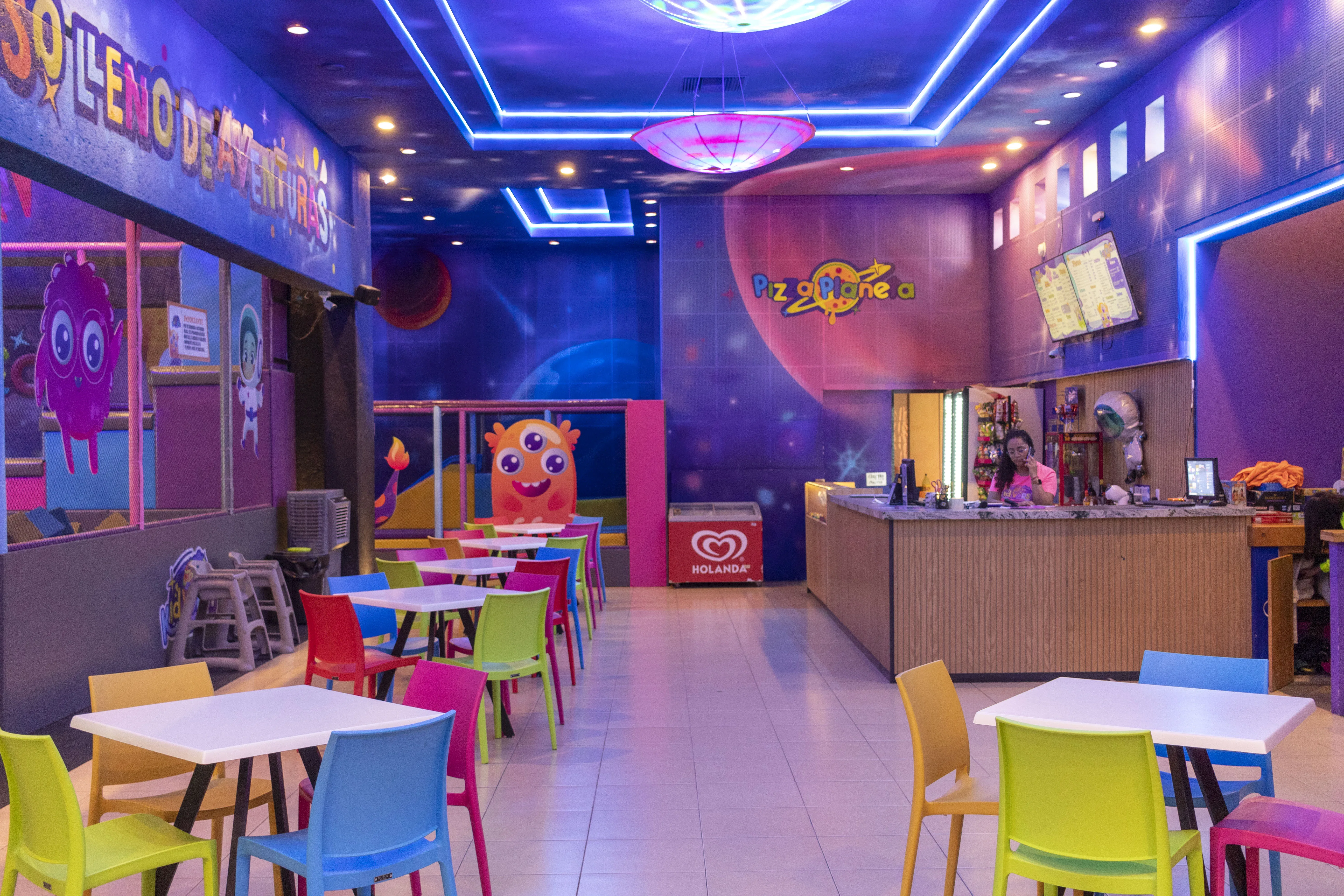 Restaurante Pizza Planeta Kidiverso